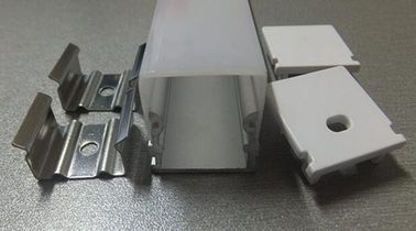 U 모양 LED 알루미늄 밀어남 단면도, 지도된 지구, 상점을 위한 알루미늄 LED 단면도를 위한 유백색 유포자