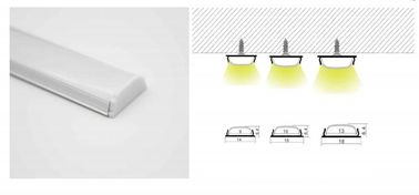 11mm 지도한 지구 빛 설치 채널 유포자 덮개, 열 싱크는 테이프 단면도를 지도했습니다