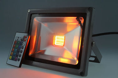 RGB 옥외 지도된 홍수 빛을 바꾸는 거푸집 던지기 알루미늄 IP65 20W 크리스마스 색깔