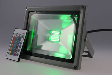 RGB 옥외 지도된 홍수 빛을 바꾸는 거푸집 던지기 알루미늄 IP65 20W 크리스마스 색깔