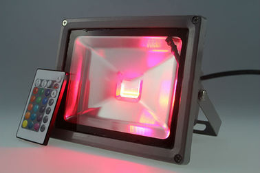 RGB 옥외 지도된 홍수 빛을 바꾸는 거푸집 던지기 알루미늄 IP65 20W 크리스마스 색깔