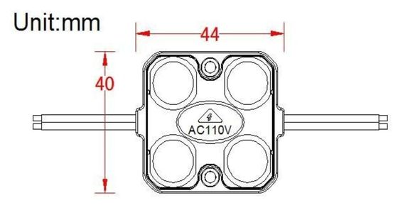 1.5w 140LM ​​110VAC 220VAC 입력 채널 문자 라이트 박스 사인 박스 용 고전압 led 모듈